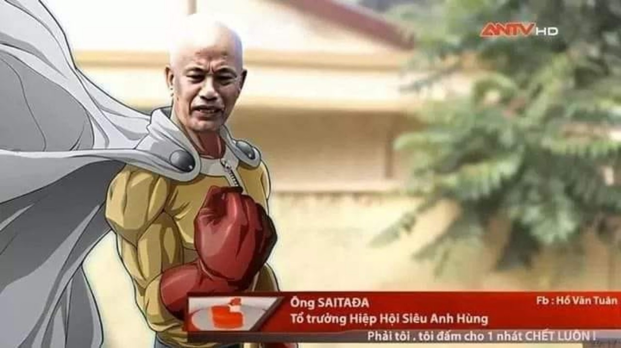 Meme ⚡ Ảnh chế Nguyễn Hữu Đa One Punch Man