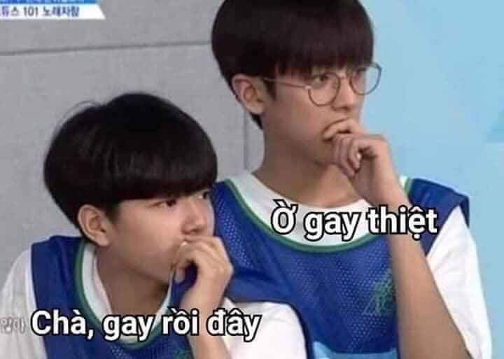 Meme ⚡ 2 cậu bé che mồm nói gay rồi đây, ờ gay thiệt