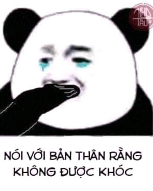 Meme ⚡ Nói với bản thân rằng không được khóc