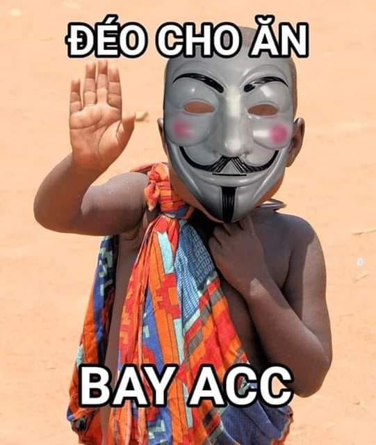 Meme ⚡ Thằng bé da đen nói déo cho ăn, bay acc