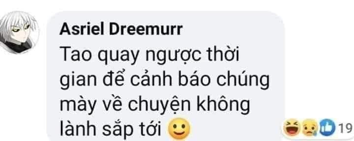 Meme ⚡ Tao quay ngược thời gian để cảnh báo chúng mày về chuyện không lành sắp tới