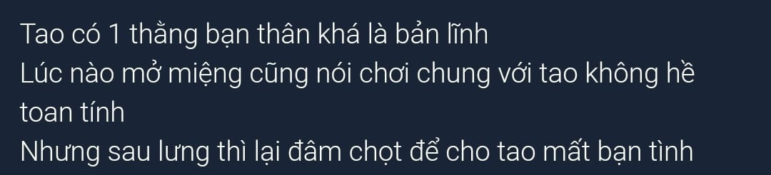 Meme ⚡ Tao có một thằng bạn thân, khá là bản lĩnh