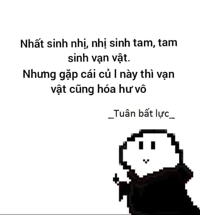 Meme ⚡ Gặp cái củ lon này thì vạn vật cũng hoá hư vô