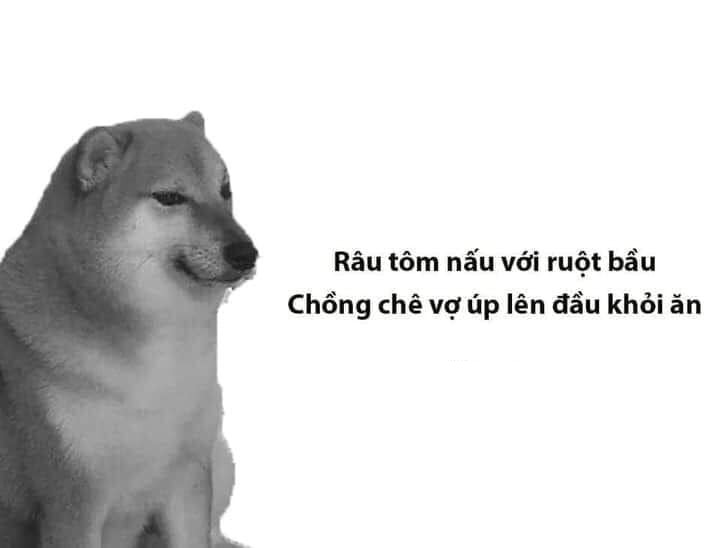 Meme ⚡ Chồng chê vợ úp lên đầu khỏi ăn