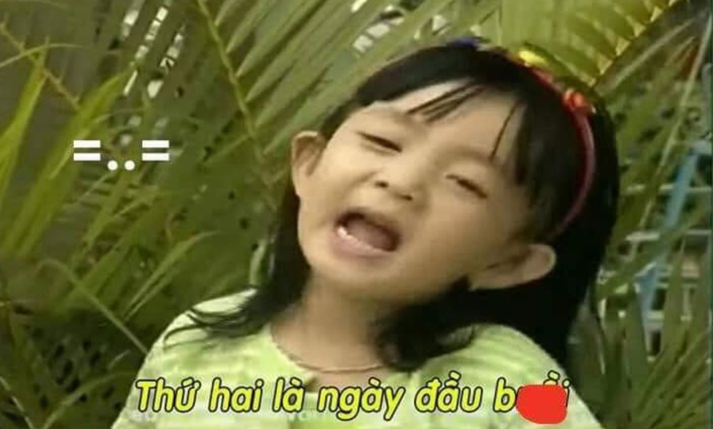 Meme ⚡ Bé Xuân Mai hát thứ hai là này đầu buoi