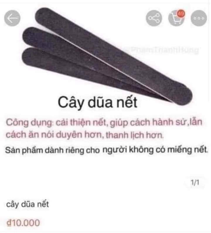 Meme ⚡ Cây dũa nết – cải thiện cái nết