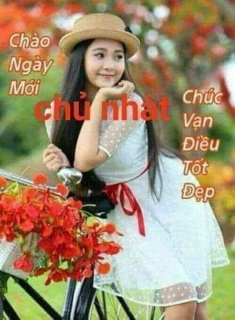 Meme ⚡ Chào ngày mới chủ nhật, chúc vạn điều tốt đẹp