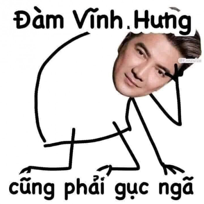 Meme ⚡ Đàm Vĩnh Hưng cũng phải gục ngã