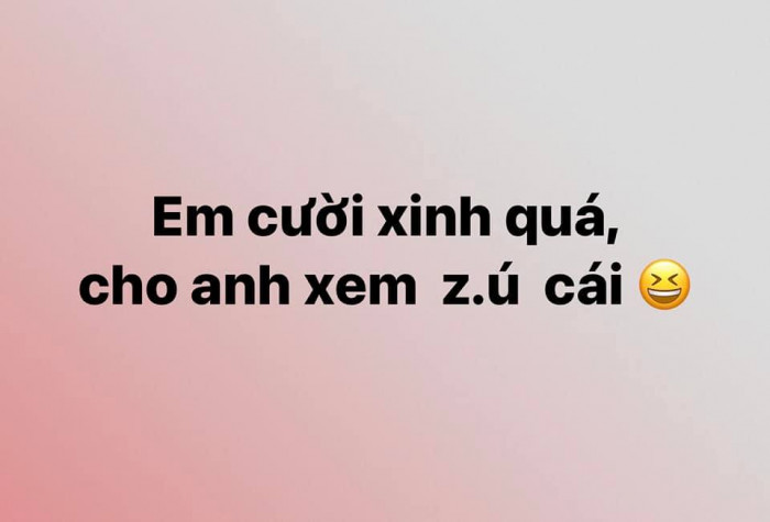 Meme ⚡ Em cười xinh quá, cho anh xem z.ú cái