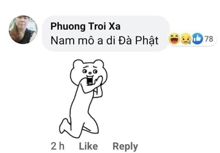 Meme ⚡ Hình ảnh comment nam mô a di đà phật