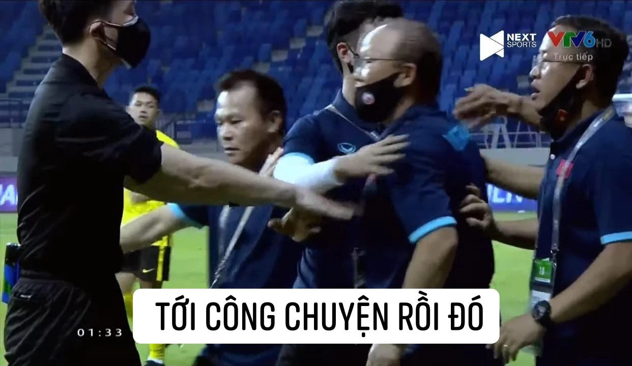 Meme ⚡ HLV Park Hang Seo nói tới công chuyện rồi đó mặc cho mọi người ngăn cản