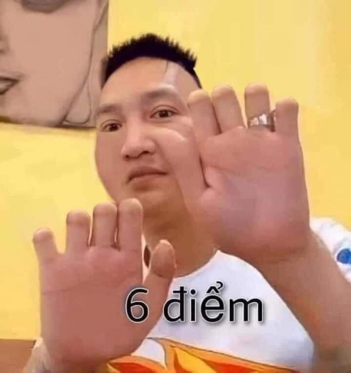 Meme ⚡ Huấn Hoa Hồng đưa 2 bàn tay cụt 6 điểm