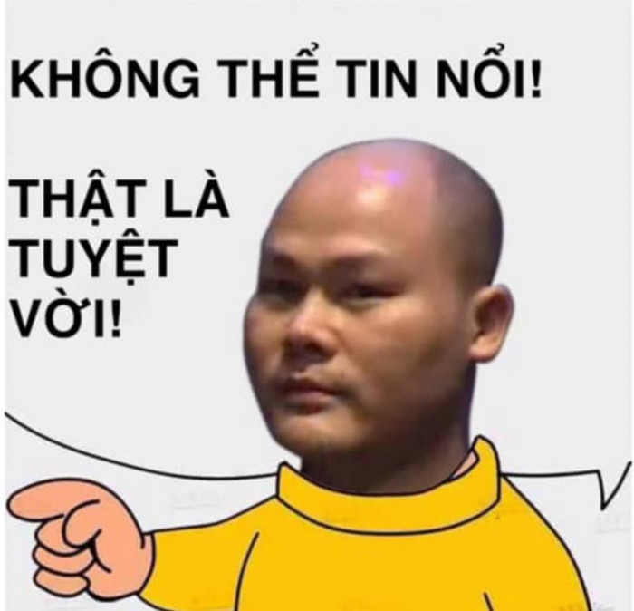 Meme ⚡ Không thể tin nổi thật là tuyệt vời – Nguyễn Tử Quảng BKAV bPhone