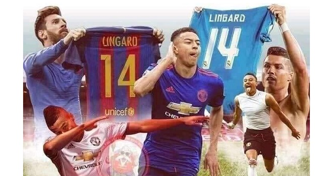 Meme ⚡ Messi và Ronaldo giơ áo của Lingard 14