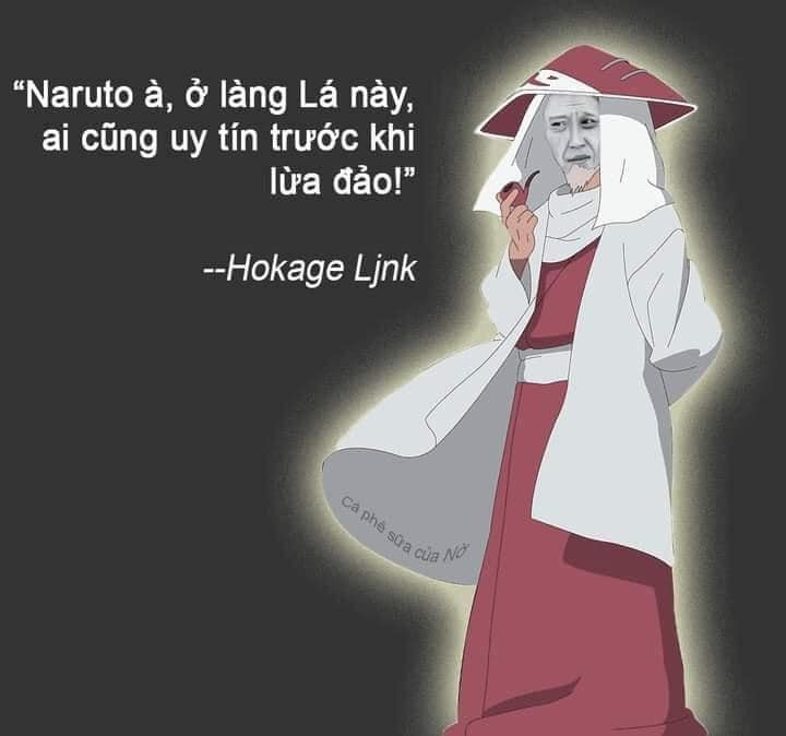 Meme ⚡ Naruto à, ở làng Lá này, ai cũng uy tín trước khi lừa đảo