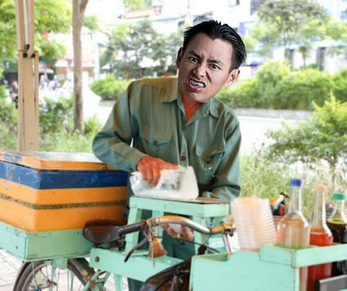 Meme ⚡ Người bán đá bào si rô Johnny Dang