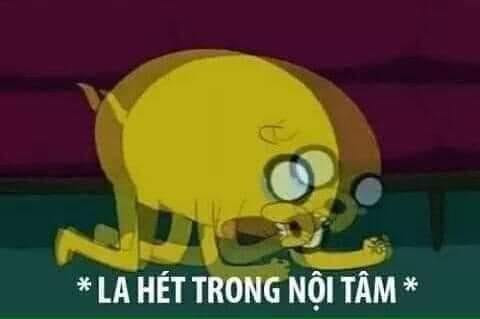 Meme ⚡ Nhân vật hoạt hình la hét trong nội tâm