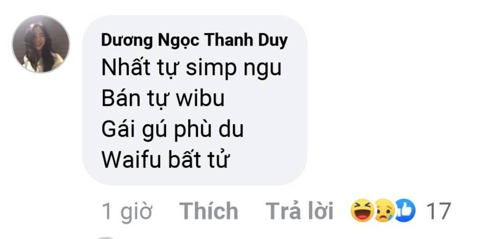 Meme ⚡ Nhất tự simp ngu, bán tự wibu, gái gú phù du, waifu bất tử