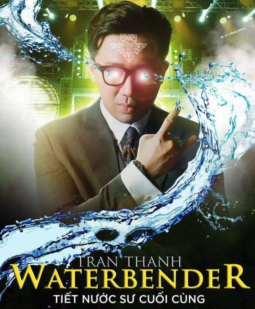 Meme ⚡ Poster phim Trấn Thành Waterbender – Tiết nước sư cuối cùng