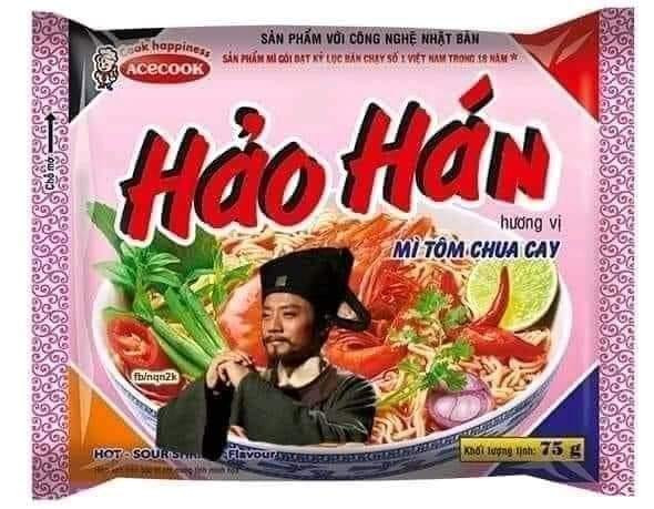 Meme ⚡ Tải ảnh chế mì tôm HẢO HÁN