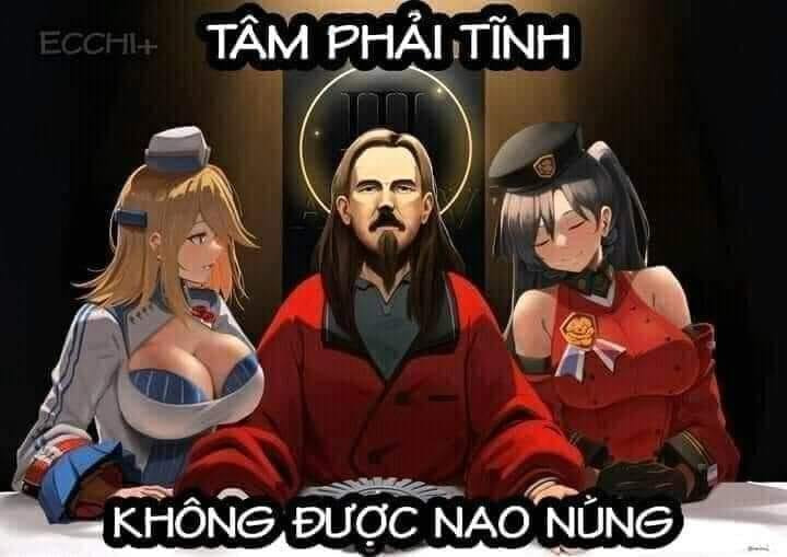 Meme ⚡ Tâm phải tĩnh không được nao núng