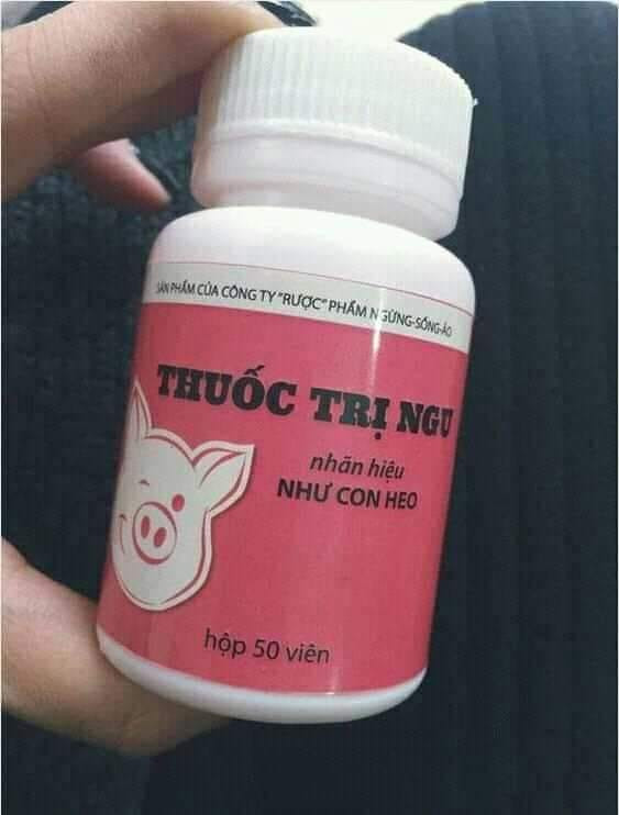 Meme ⚡ Thuốc trị ngu nhãn hiệu con heo