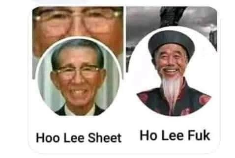 Meme ⚡ Trang facebook của Hoo Lee Sheet và Ho Lee Fuk