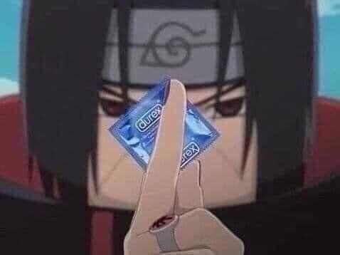 Meme ⚡ Uchiha Itachi cầm ba con sâu đọc nhẫn thuật