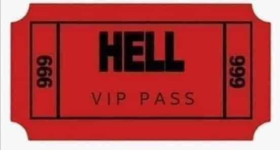 Meme ⚡ Vé VIP đi đến địa ngục – hell vip pass