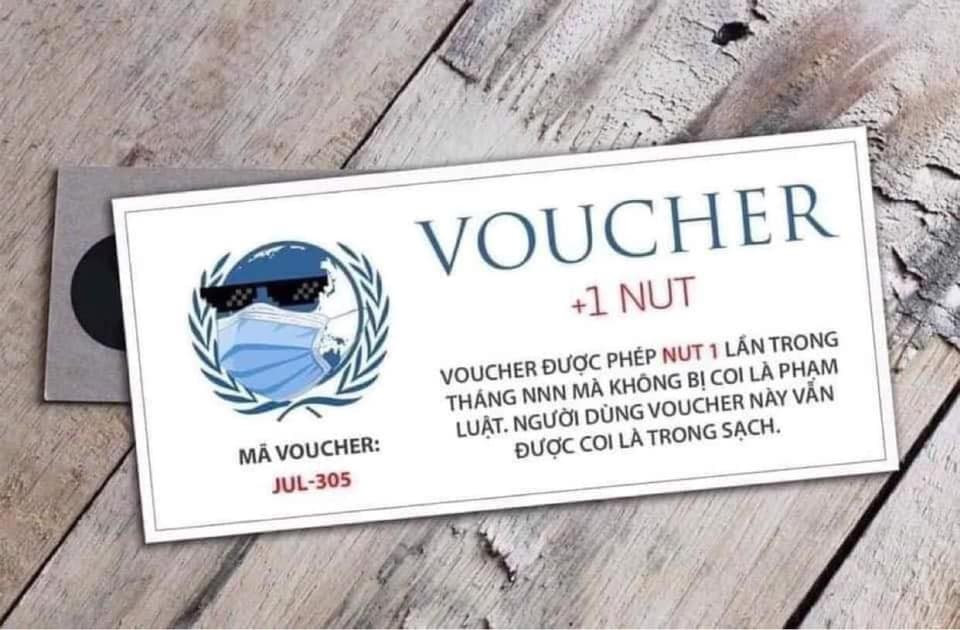 Meme ⚡ Voucher được NUT 1 lần trong tháng NNN No Nut November